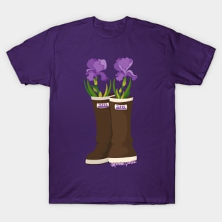 Iris Rain Boots T-Shirt